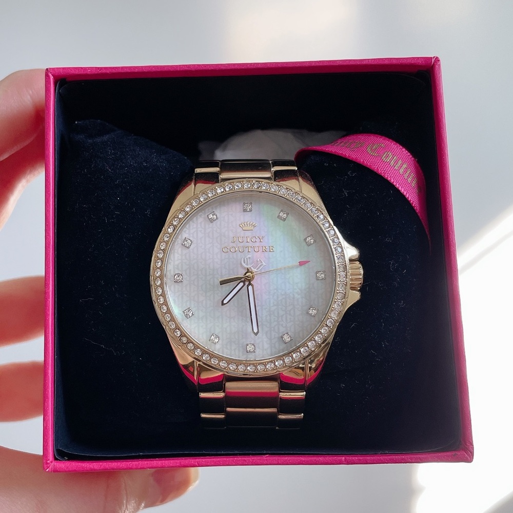 Juicy Couture Pearl Face Watch